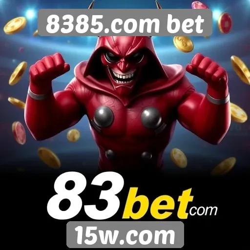 Variedade de jogos disponíveis na plataforma 8385.com bet